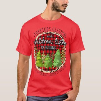 Camiseta As Árvores Escutam E As Crianças Não Ouvem Nada C
