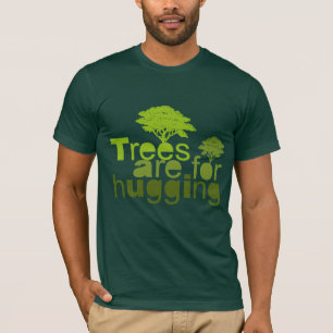 Camiseta As árvores são abraçando o t-shirt/t-shirt do D