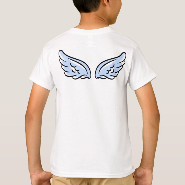 Camiseta As Asas do Pequeno Anjo (Verso)