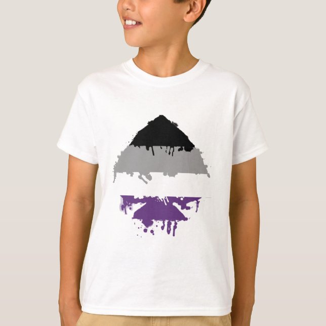 Camiseta Ás assexuado de Paintdrip (Frente)