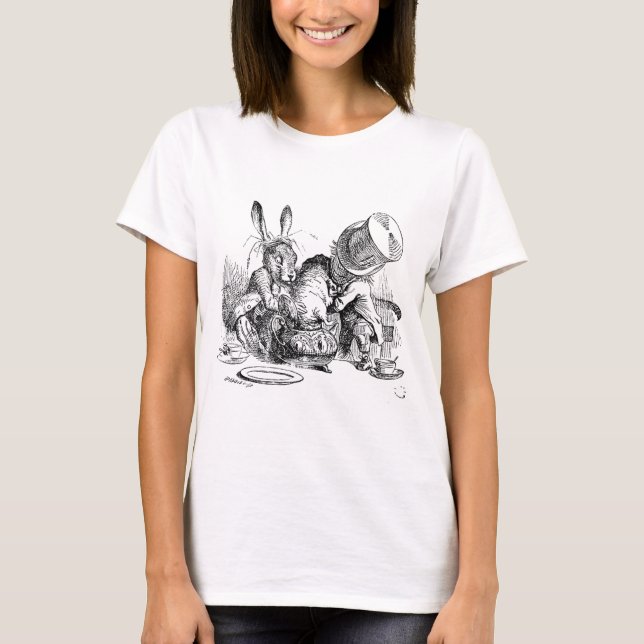 Camiseta As aventuras de Alice no país das maravilhas (Frente)