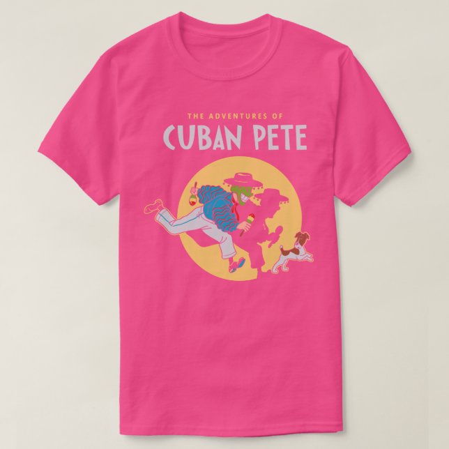 Camiseta As Aventuras de Pete Cubano (Frente do Design)