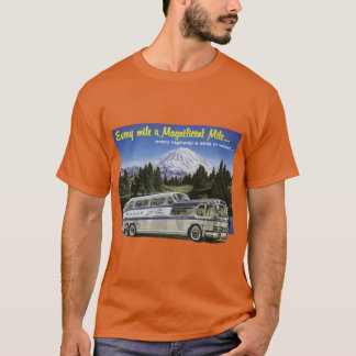 Camiseta As Aventuras do Ônibus Grande dos Anos 50 Começam