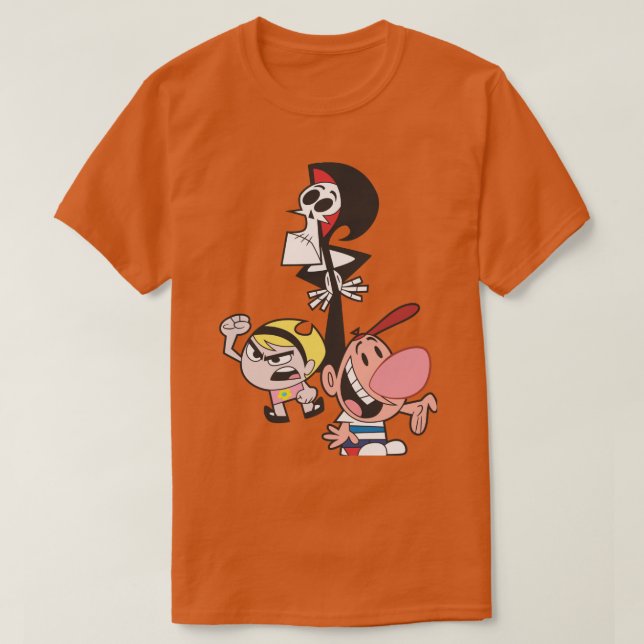 Camiseta As Aventuras Grim de Billy e Mandy (Frente do Design)