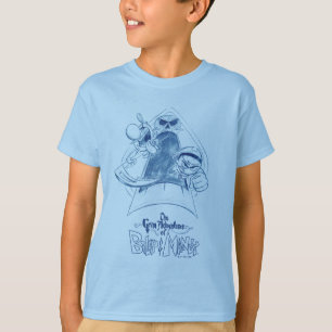 Camiseta As Aventuras Negras de Billy & Mandy Sketch Art