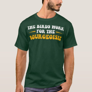 Camiseta As aves trabalham para a Festa de aniversário burg