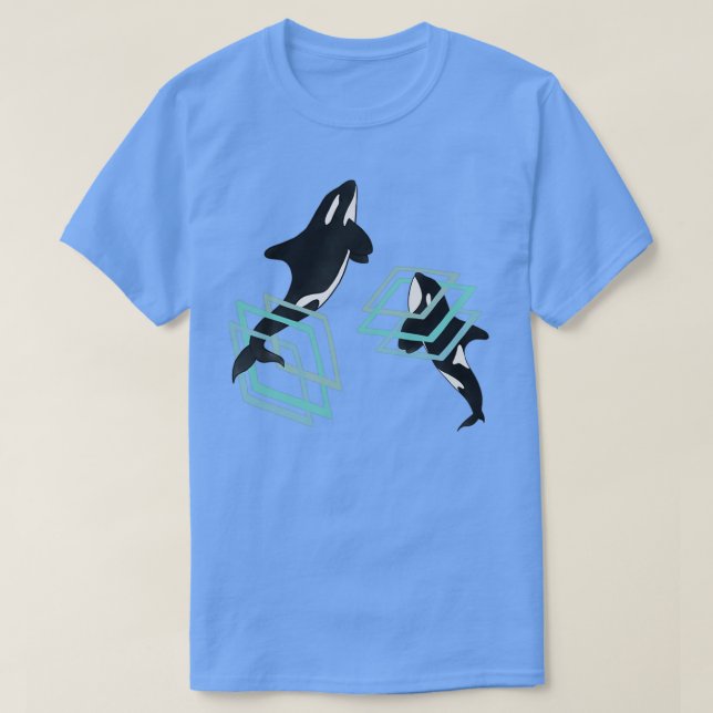 Camiseta As baleias (Frente do Design)