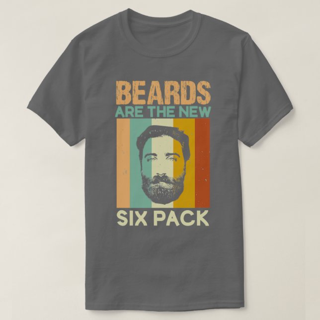 Camiseta As barbas são o novo pacote 16 (Frente do Design)