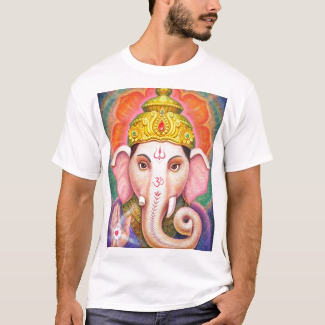 Camiseta As bênçãos de Ganesha (Frente)