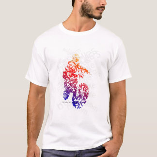 Camiseta As bicicletas ajustaram pessoas livres