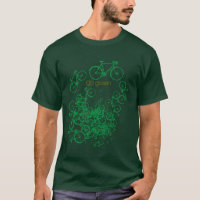 as bicicletas vão para o estilo de vida verde