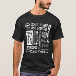 Camiseta As Boas Coisas Estão Chegando A Trendy Cotação Pos