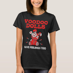 Camiseta As Bonecas Emo Voodoo Têm Sentimentos Demais No Ha