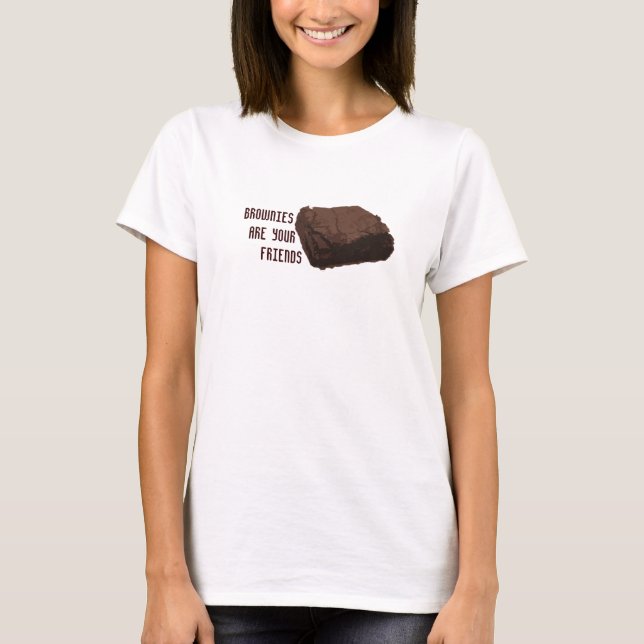 Camiseta As brownies são seus amigos (Frente)