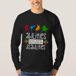 Camiseta As capacidades de sensibilização do Autismo ultrap