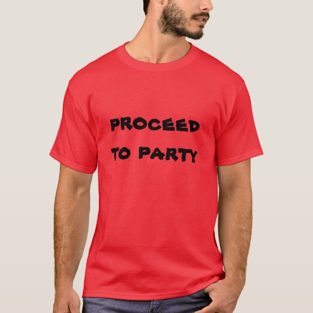 Camiseta As caras continuam Party! (Frente)