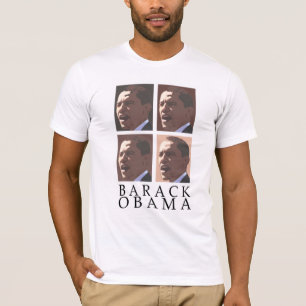 Camiseta As caras de Barack Obama