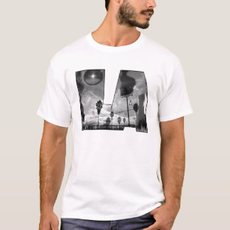 Camiseta as caras L.A. estão queimando o graff subterrâneo