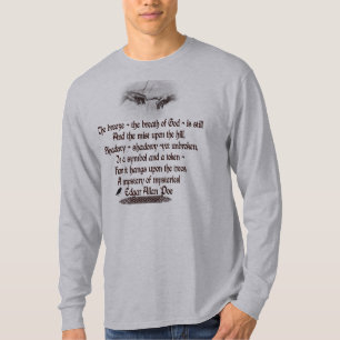 Camiseta As citações de Edgar Allan Poe