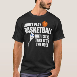 Camiseta As citações divertidas do basquetebol, tomam-no 