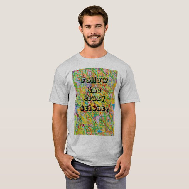 Camiseta As citações pretas órfãos seguem a ciência louca (Frente Completa)