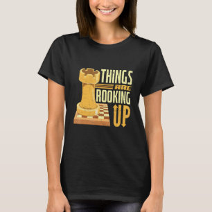Camiseta As Coisas Estão Enrolando Chess Conselho Levante C