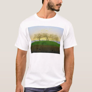Camiseta As colinas e os campos Ploughed aproximam Dresden
