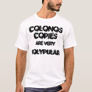 Camiseta As colonoscopia são muito polypular.