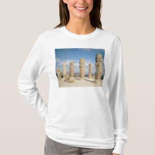 Camiseta As colunas atlantean sobre a pirâmide B