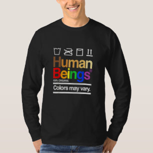 Camiseta As Cores Dos Seres Humanos Podem Variar