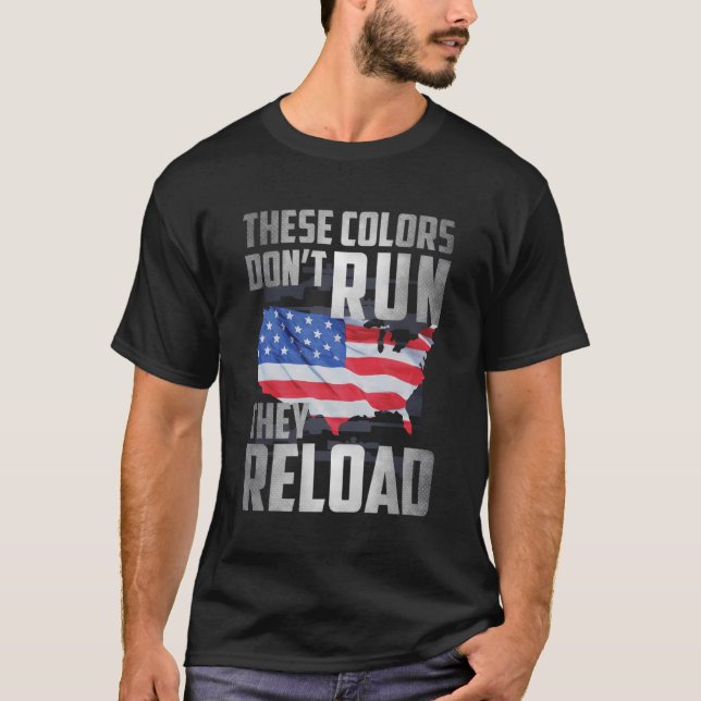 Camiseta As Cores Não Funcionam Eles Recarregam (Frente)
