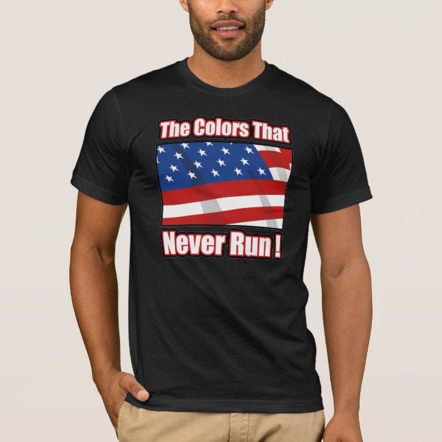 Camiseta As cores que nunca funcionam o t-shirt (Frente)