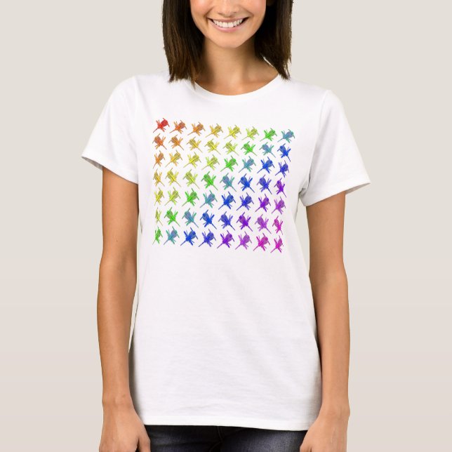 Camiseta As cores unidas do golfe do disco (Frente)