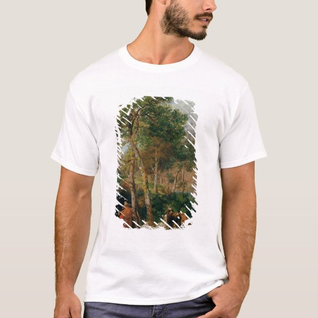 Camiseta As costas do lago Lecco (Frente)