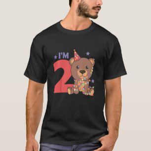 Camiseta As Crianças Bebem Pelo Segundo Aniversário As Cria