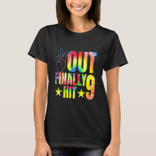 Camiseta As Crianças Da Paz Finalmente Atingiram 9 Anos 9º 