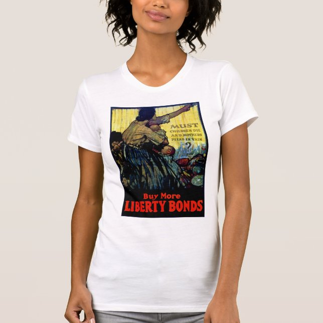 Camiseta As crianças devem morrer ~ Comprar mais laços de l (Frente)