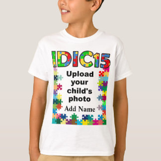 Camiseta As Crianças IDIC15 Mostram o Quadro de Quebra-cabe