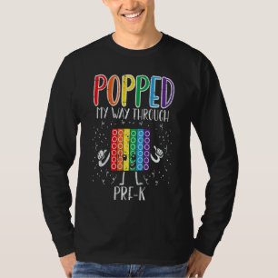 Camiseta As Crianças Pop Poavam-Me Passar Pela Prek No Dia