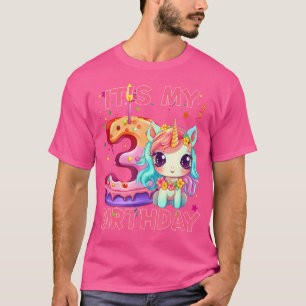 Camiseta As Crianças São As Minhas Roupas De Unicórnio aniv
