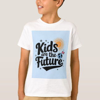Camiseta as crianças são o design futuro