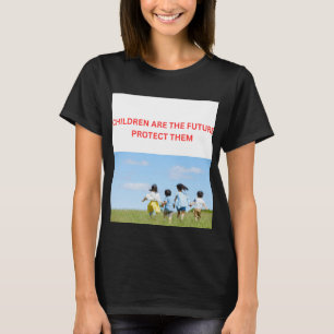 CAMISETA AS CRIANÇAS SÃO O FUTURO PROTEJA-AS