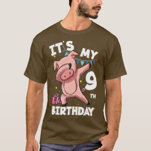 Camiseta As Crianças São O Meu 9º Aniversário, 9 Anos De Id