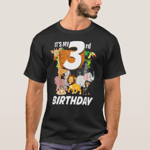 Camiseta As Crianças São Os Meus Animais Da Selva Safari No