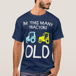 Camiseta As Crianças São Uma Citação De 2 Tratores Engraçad