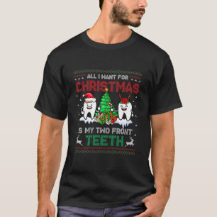 Camiseta As Crianças Tudo Que Quero No Natal São As Minhas
