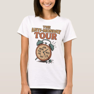 Camiseta As Datas Anteriores à Segunda-Feira - Calendário R