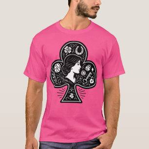 Camiseta Ás de Clubs - Lady Luck Cameo