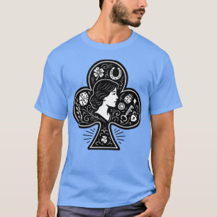 Camiseta Ás de Clubs - Lady Luck Cameo
