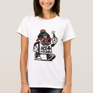 Camiseta Ás de Clubs Street Mascot - Poker Grind Crew